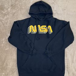 NASA Logo Graphic Pullover Hoodie Men’s Size M