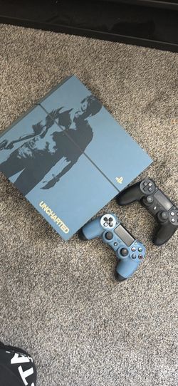 Sony PlayStation 4 Limited Edition Uncharted 4 Console with 2 Controllers + 2 games