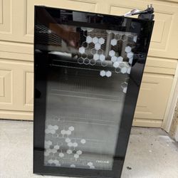 Newair Mini Fridge Indoor Beverage Refrigerator with Glass Door