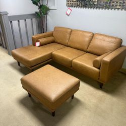 Arroyo Caramel Reversible Sectional Sofa