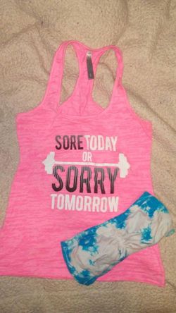 Workout Tank and Bra