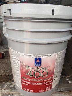 White Paint Semiglos and Flat