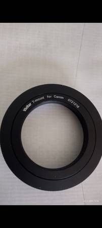 Canon T Mount T Ring Adapter EF Mount Camera