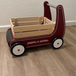 Classic Red Radio Flyer Wagon Walker