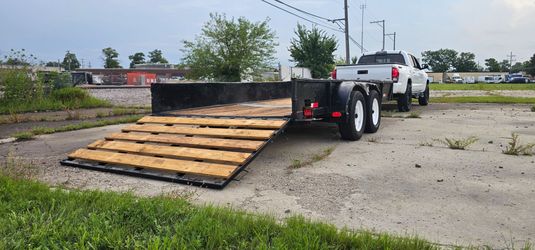 Dual Axle Utility Trailer, 17ft x 6ft Bed