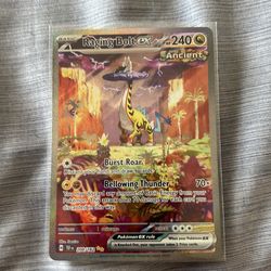 Raging Bolt ex 208/162 Pokemon Card - Special Illustration Rare - Temporal Forces possibly PSA 8-10