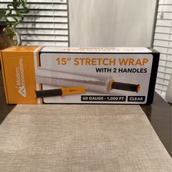 *New* Modern Innovations 15” Stretch Wrap w/2 Handles 