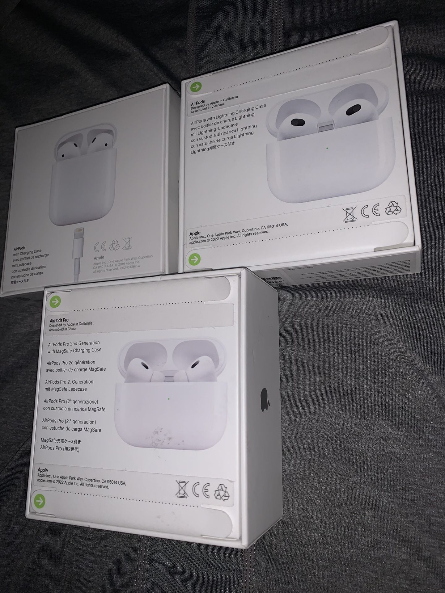 Apple AirPods Pro 2nd Gen $230 Or AirPods $130 Or AirPods 2nd