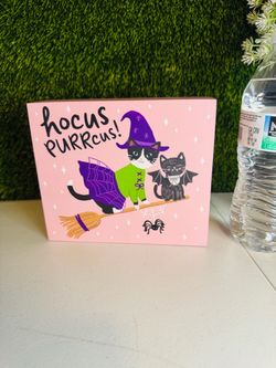 Cat halloween decor pic