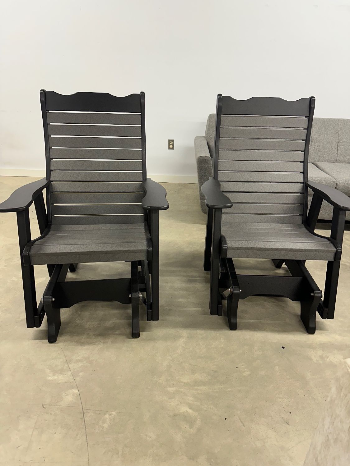Amish Polywood Gliders w/ Removable Table insert - Delivery Available!