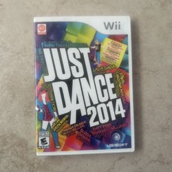 Just Dance 2014 Nintendo Wii 2013 Complete Game Disc, Case, Manual
