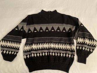 Brand New , Black And White Sweater