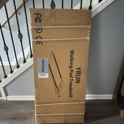 Brand New Walking Pad Under Desk Treadmill, 2.5HP Quiet Brushless Small Treadmill for Home and Office, Compact Portable Walking pad with Remote & App 