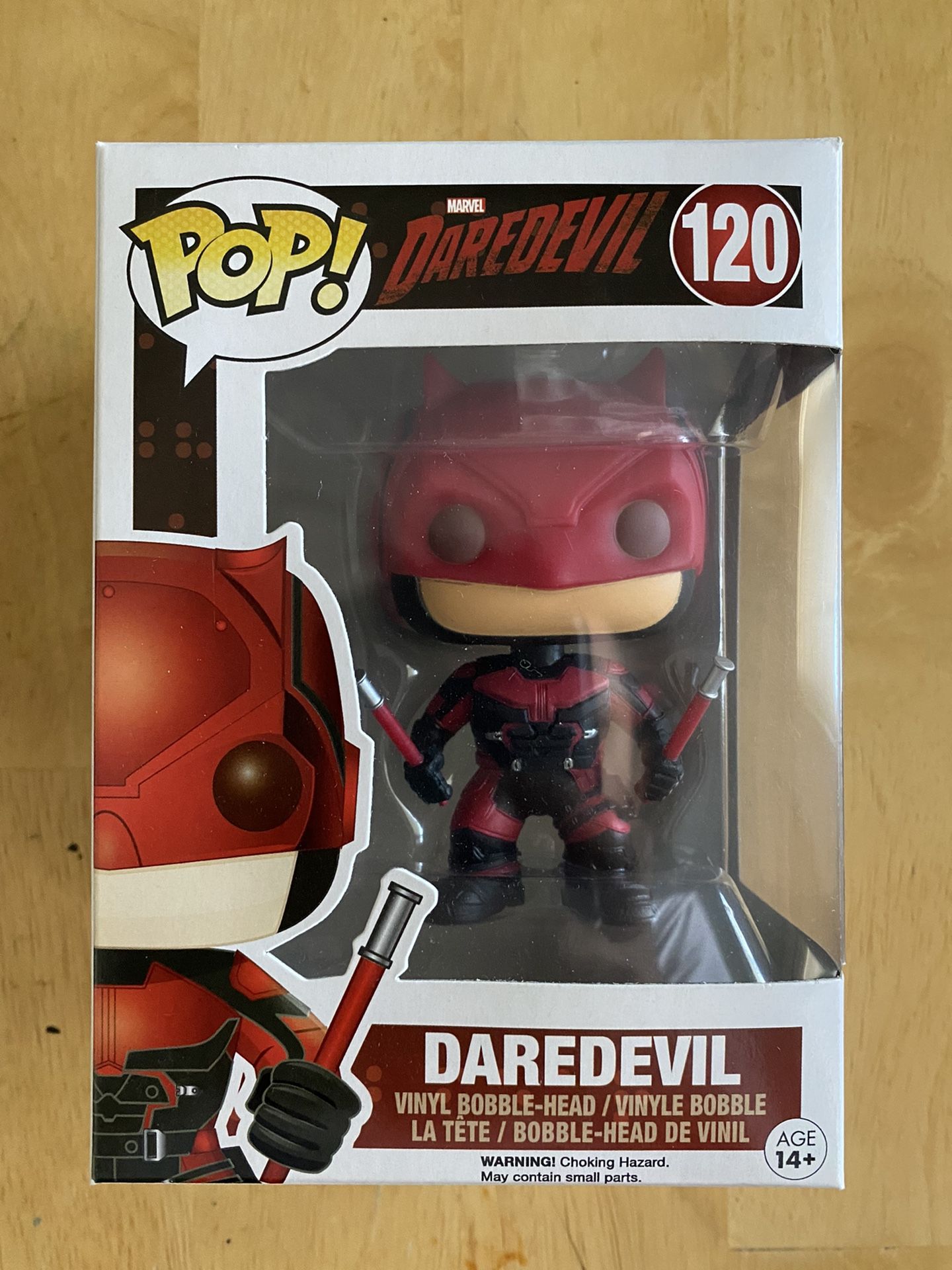 Daredevil Funko Pop 120 Netflix Marvel Comics Matt Murdock Figure