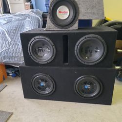 3 Boxes With Speakers 