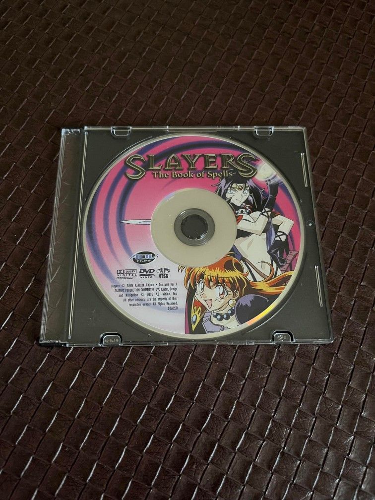 Japanese Anime Collection Vintage 90s Dvds Manga The Slayers And Ninja Scroll