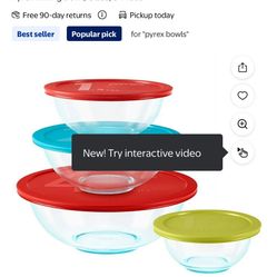 Pyrex Mixing Bowls