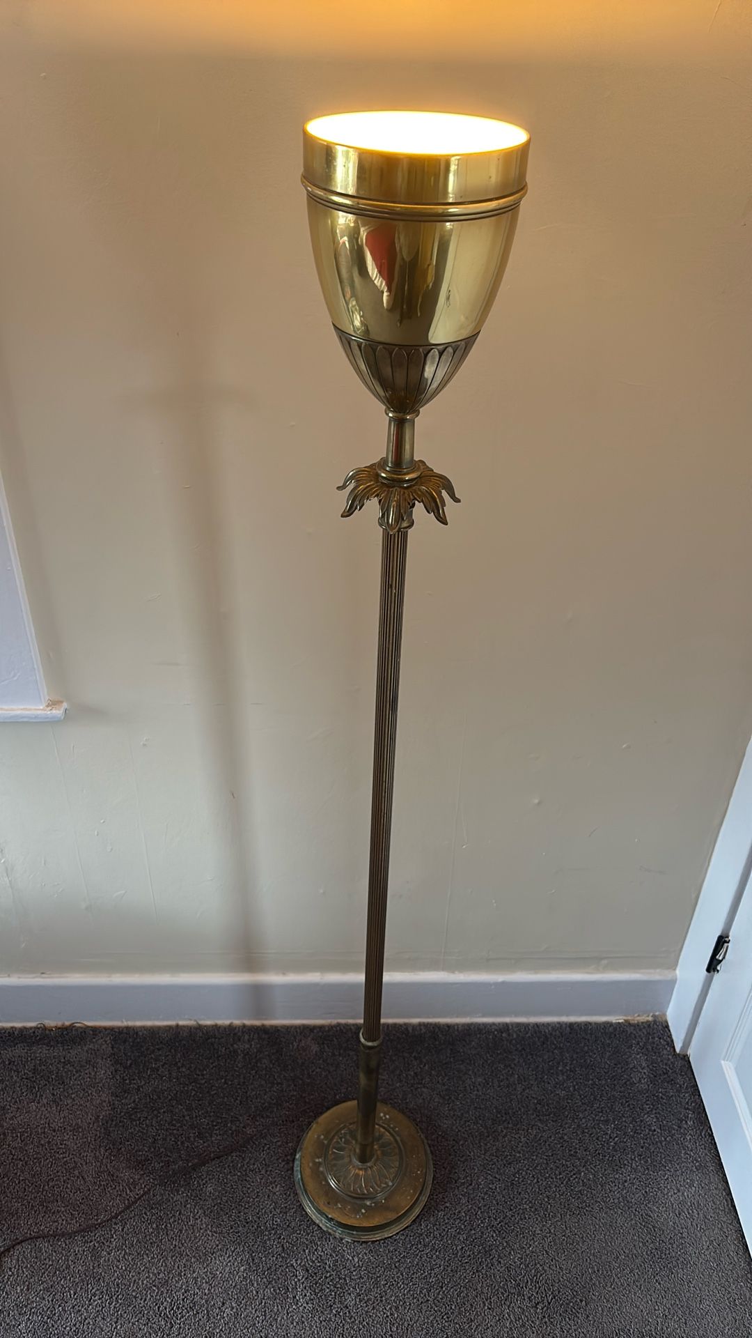 Antique Brass Vintage Floor Lamp