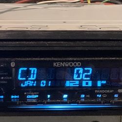 Kenwood Detatchable Face Car Cd Player With Built In Bluetooth