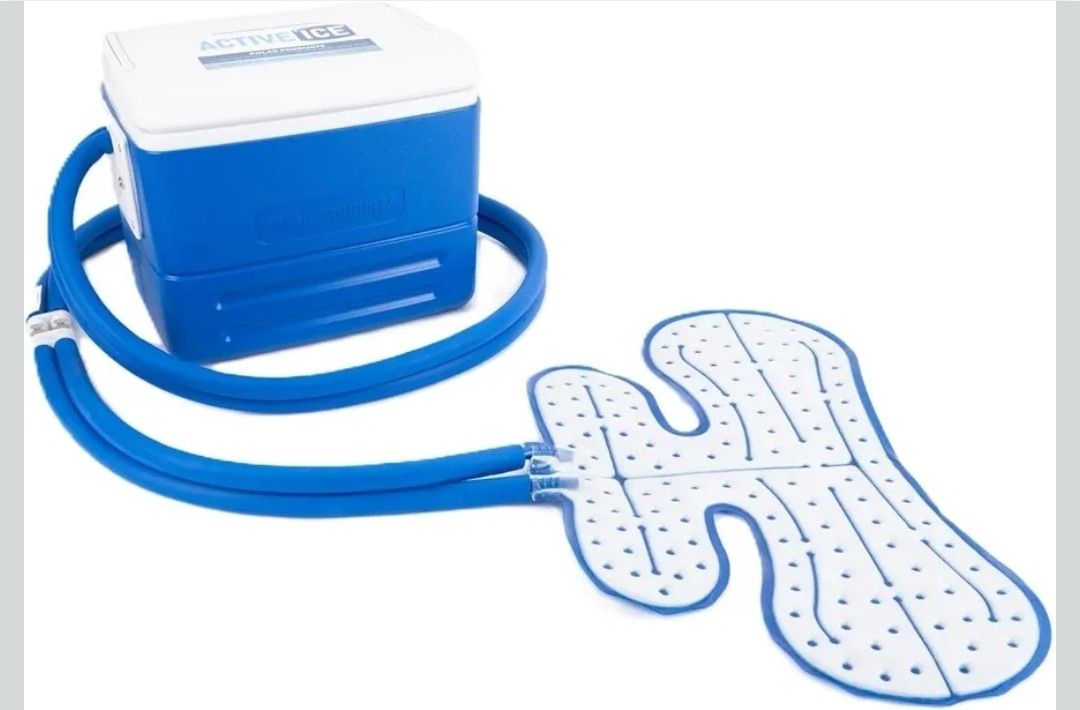 Polar Active Ice 3.0 Cold Therapy Ice Machine System with Programmable Timer, Shoulder Compression Pad, Lightweight 9 Quart Cooler Freeze Kit, Quiet P