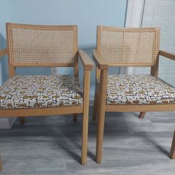 Castlery Sloane Cane Chair w/ Armrest