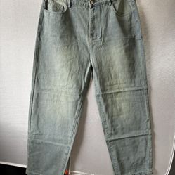 EMMIOL Women Baggy Jeans Boyfriend Streetwear Vintage Jeans Wide Leg Denim Pants