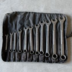 11 Piece SAE Craftsman Combo Wrench Set