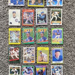 Vintage Chicago Cubs Baseball Cards Lot Ryne Sandberg Mark Grace Andre Dawson MVP Rookie Cards RC PSA 10 Ungraded 💎