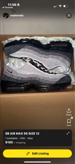 NIKE AIR MAX SB 95 SZ 12