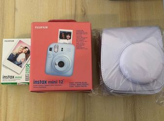 Fujifilm Instax Mini 12 Camera Bundle - New - Film + Case Included