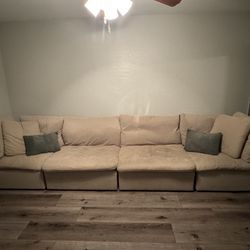 Tan Neutral Couch 