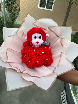 Crochet bouquet hand made