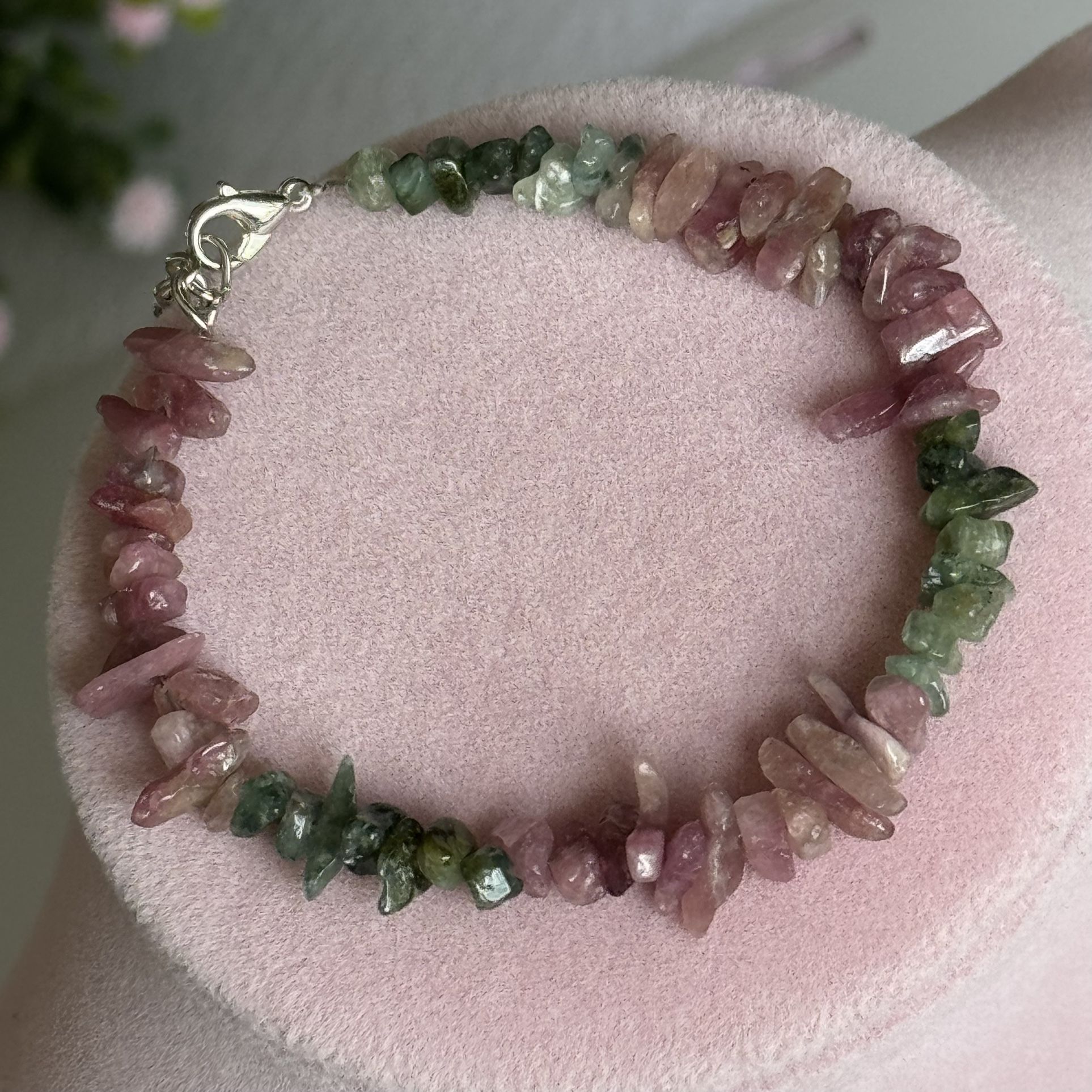 Natural Green & pink Tourmaline