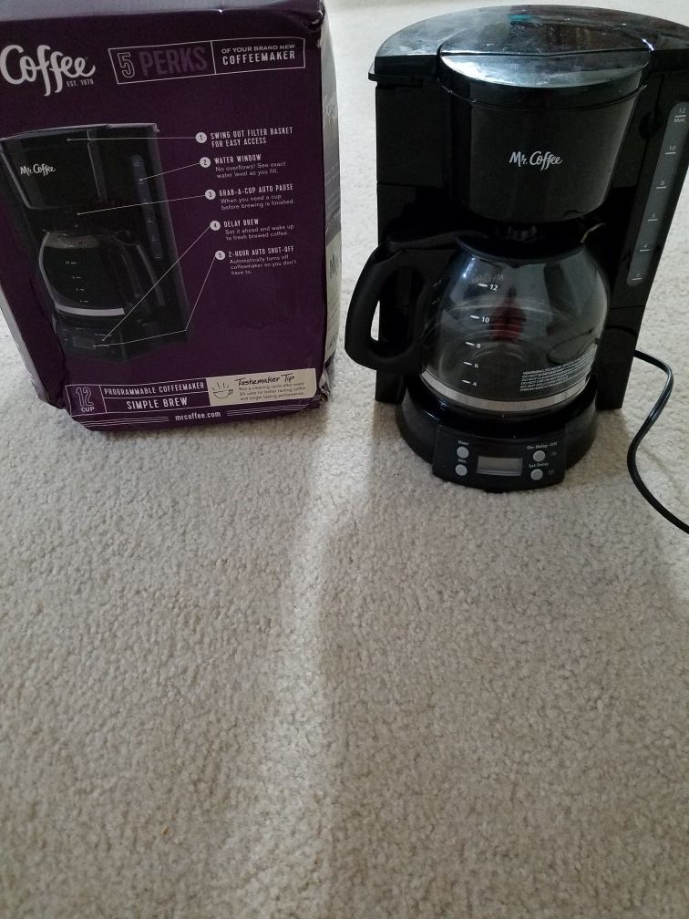 Mr. Coffee. 12 cup Programmable Coffee Maker