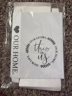 NEW 2-Piece Decorative Foldable Storage/Gift Box Set – “Our Home. Our Story. This Is Us.”