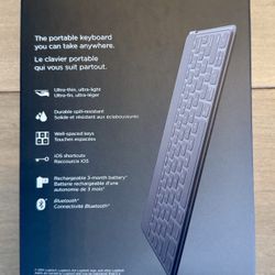 ** LOGITECH ULTRA-PORTABLE KEYBOARD **
