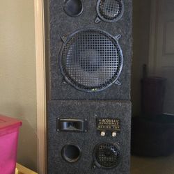 Acoustic Response Series 707 Speakers $60 For Both Firm No Holds