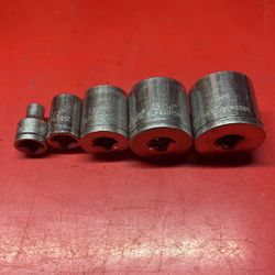 Snap On Tools STandar:::1/4::1/2::3/4::15/16::1 Inch All 3/8 