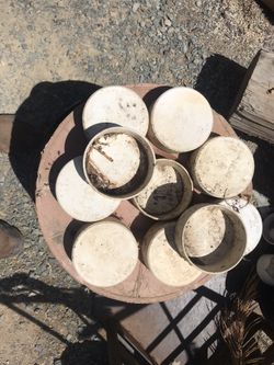 4” drain pipe caps.