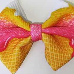 Handmade Bows Ice Cream Print
