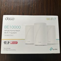 TP-Link Deco BE10000 Whole Home Mesh System