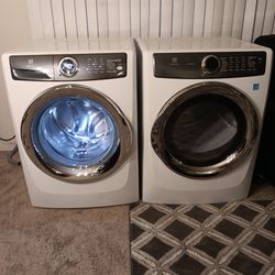 White Electrolux Washer and dryer set