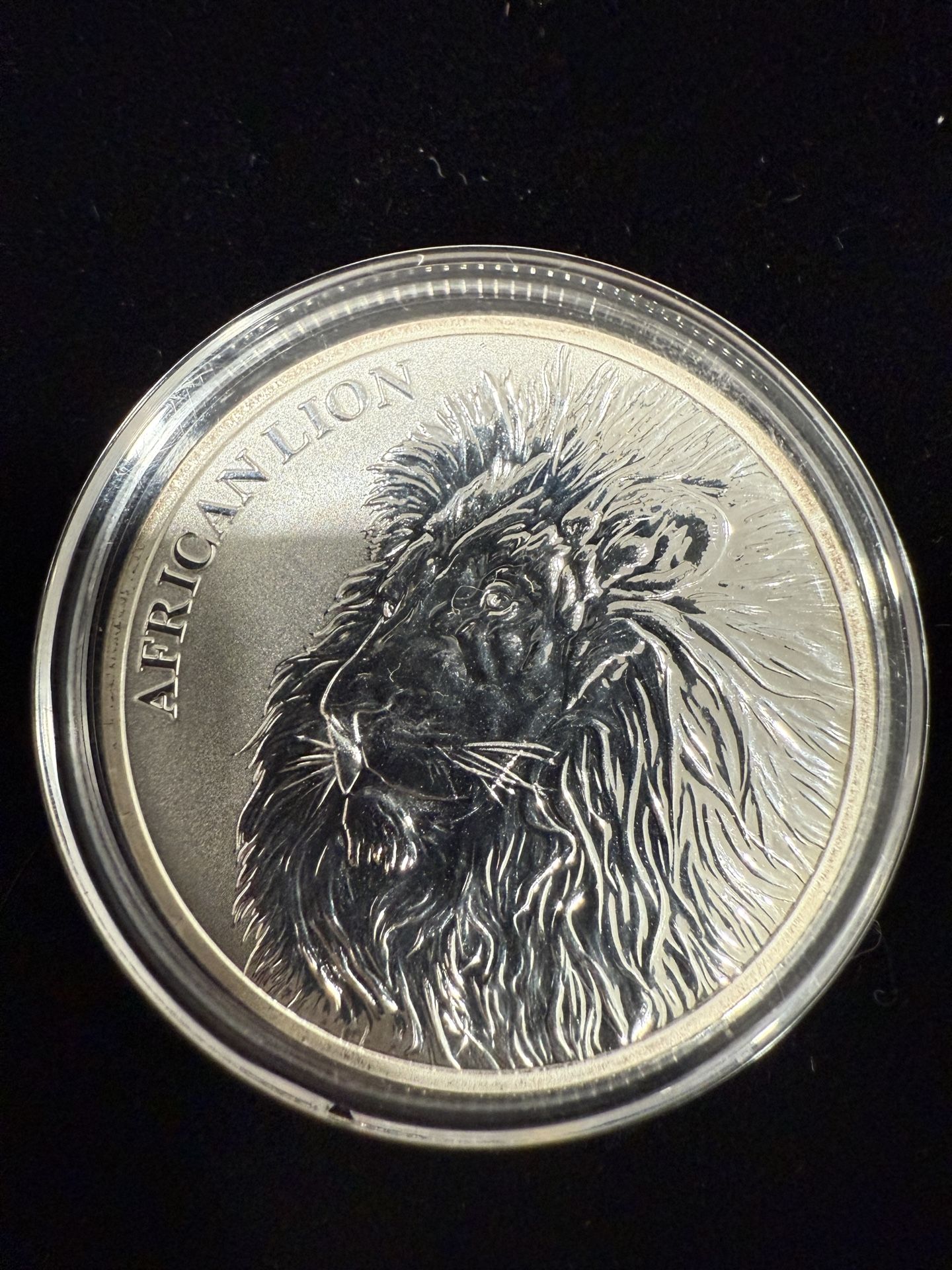2018 Republic of Chad 1oz .999 Silver Lion - Uncirculated