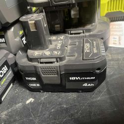 Ryobi 18V 4ah Battery