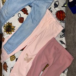 Girls 5T Clothing Bundle – Sweaters, Jacket, Pants, Shirts 