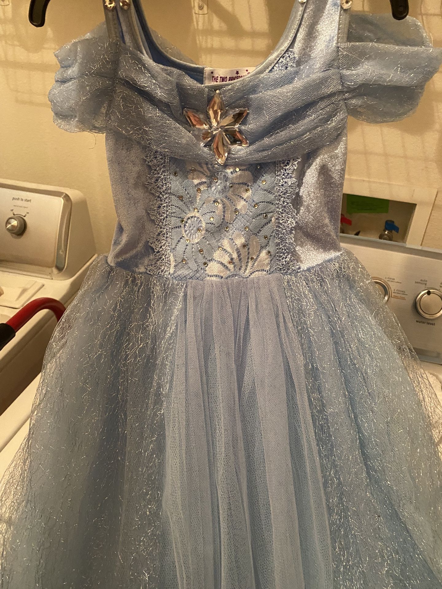 Blue Princess dress Size 4/5