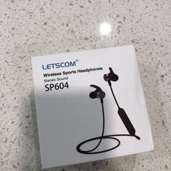 LETSCOM Bluetooth Headphones, Upgraded Bluetooth 5.0 Wireless Magnetic Earbuds, 8 Hours Playtime HiFi Bass Stereo Sports Earphones for Sports, Exerci