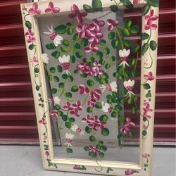 Hand painted window/frame