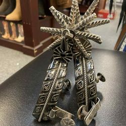 Espuelas Charras finas de acero monel