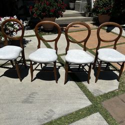 4 Antique Chairs
